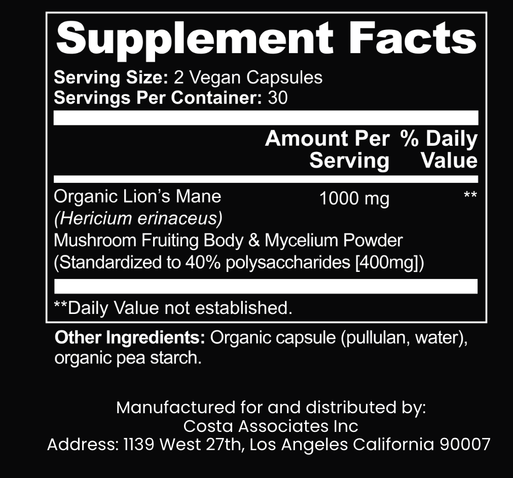 Great Lock In™ | Lion's Mane Mushroom